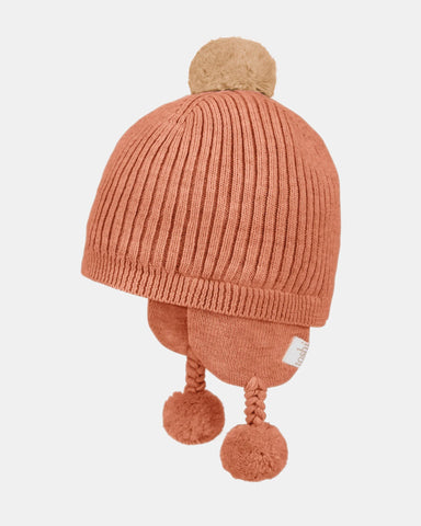 Toshi - Organic Earmuff Bobby Beanie - Tumbleweed