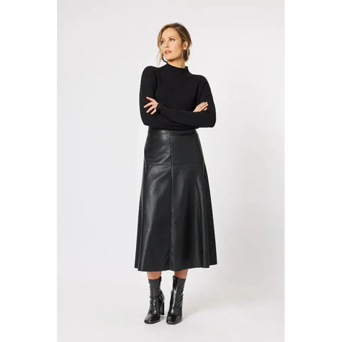 Hammock & Vine - Brooke Vegan Leather Skirt