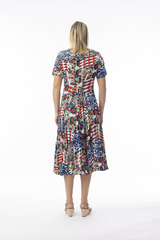 Orientique - Buzios Godet Short Sleeve Dress