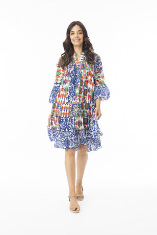 Orientique - Buzios Layers Frill Sleeve Dress