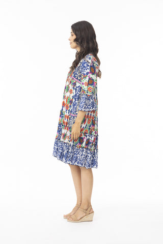 Orientique - Buzios Layers Frill Sleeve Dress