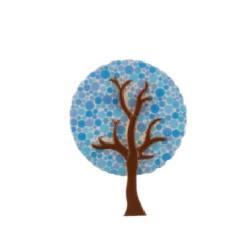 Blue Scarab - Bijou Acrylic Tree Brooch-Blue
