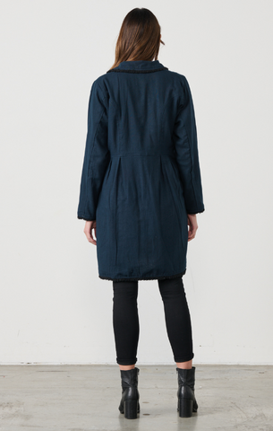 Caju -  Coat - Reversible with Covered Buttons