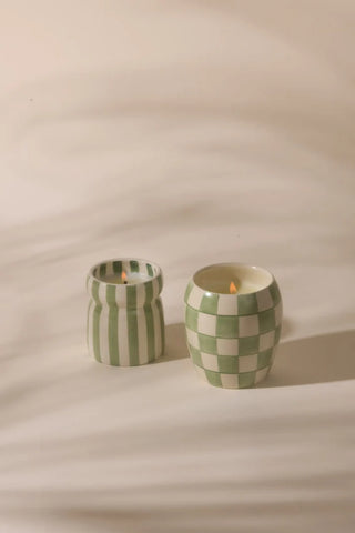 Paddywax - Cabana Bora Bora Candle-Green Stripe