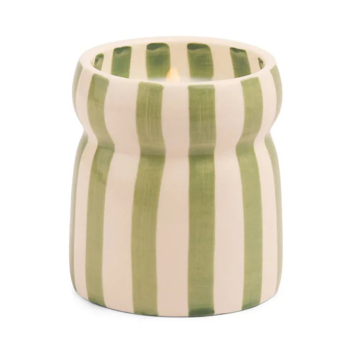 Paddywax - Cabana Bora Bora Candle-Green Stripe