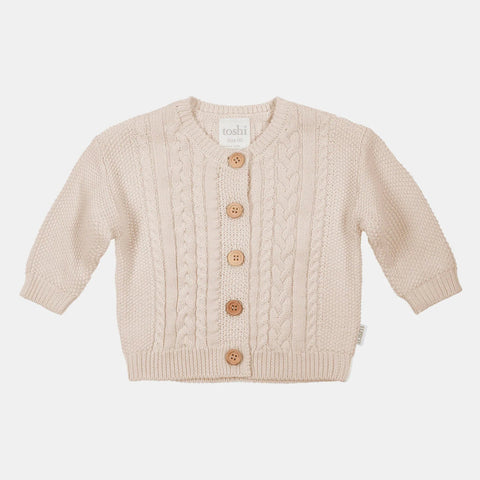 Toshi - Organic Cardigan Yummy - Oatmeal