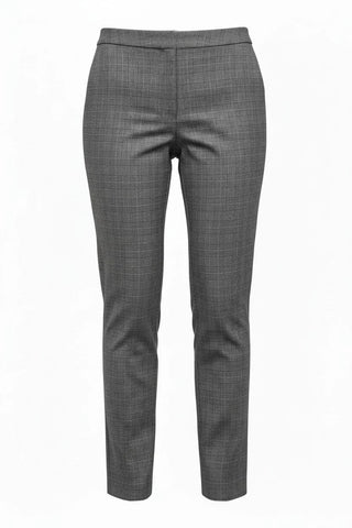 Equinox -Pull-On Check Capri Pant - Navy Check