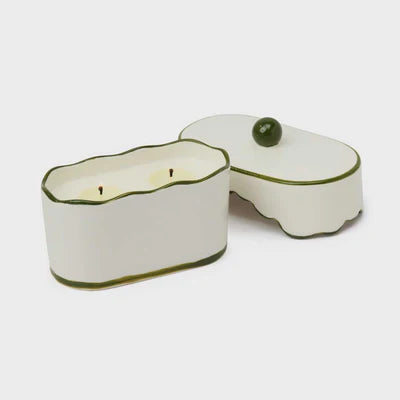 Paddywax - Chérie Ceramic Candle 5.5 oz - Smoked Pistachio