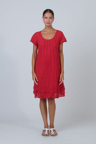 Namastai - Chili Cap Sleeve Cotton Dress