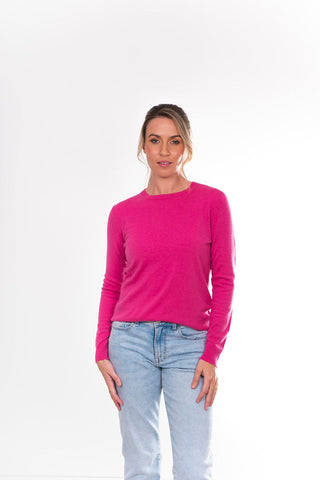 Bridge & Lord - Chloe Essential Crew Neck Chateau Rose