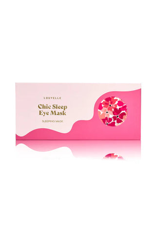 Louvelle - Chloe Eye Mask in Poppy Rosso