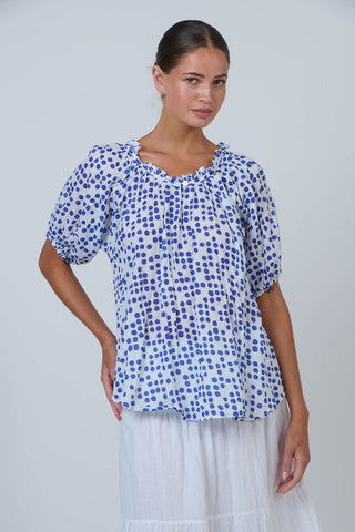 Namastai - Code Cycladic Ruffle Collar Top