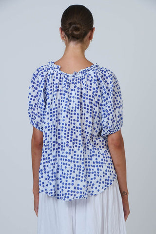 Namastai - Code Cycladic Ruffle Collar Top
