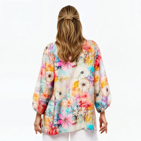 Claire Powell - Bemberg Silk Collared Shirt-Zen