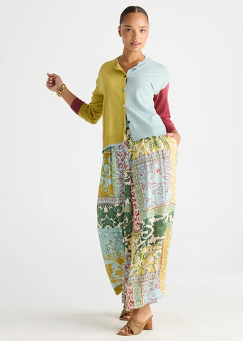 LD+Co - Colour Block Cardigan - Acacia