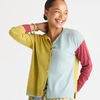 LD+Co - Colour Block Cardigan - Acacia