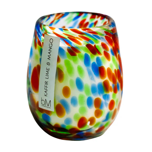 Black Milk - Confetti Candle Red Blue - Kaffir Lime & Mango