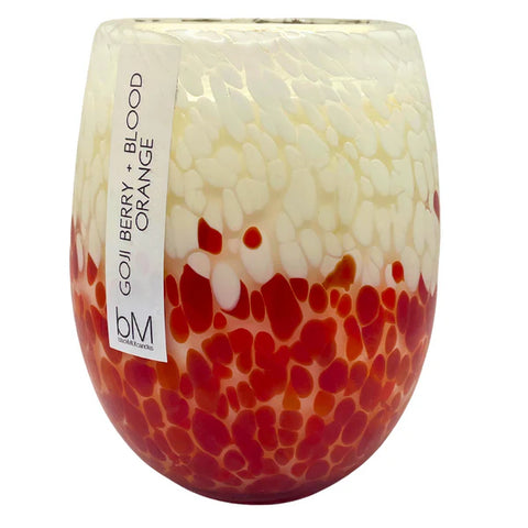 Black MILK -  Confetti Candle Red & White - Goji Berry + Blood Orange