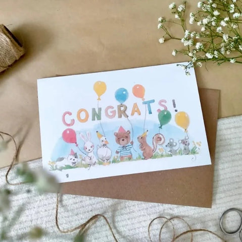 Vicky Wong - New Baby Congratulations Greeting Cards