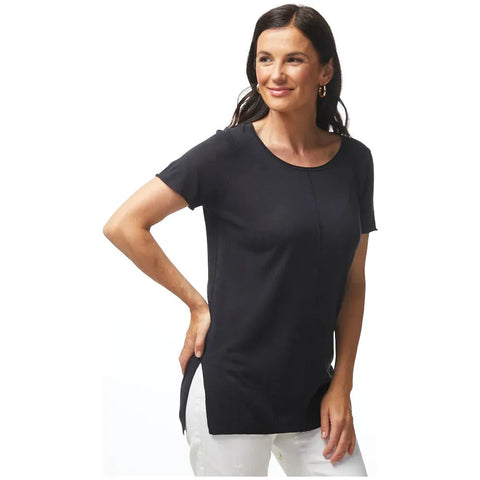 LD+Co - Short Sleeve Round Neck Knit Ink