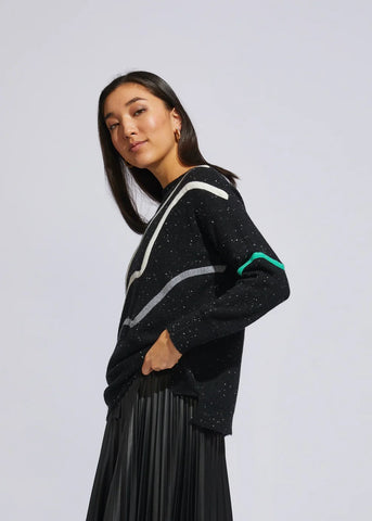 LD+Co - LC6181 Curly Wurly Jumper Black