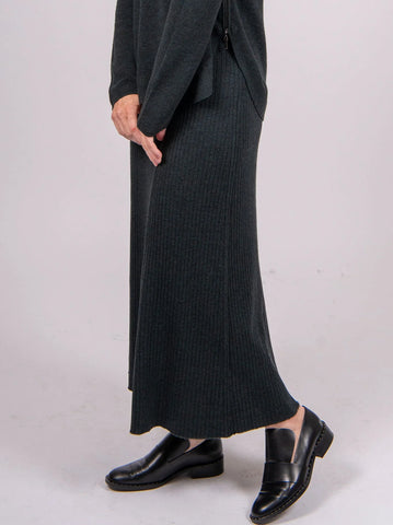 Bridge & Lord - Side Zip Curved Hem Pullover-Forest