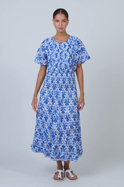 Namastai - Cycladic Oak Cotton Crinkle Long Skirt