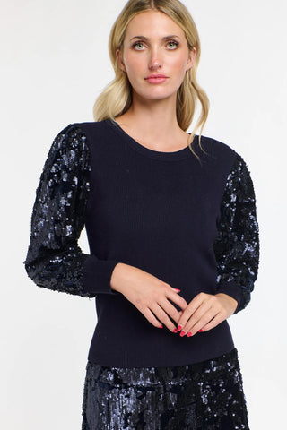 365 Days - Date Night Top-Navy