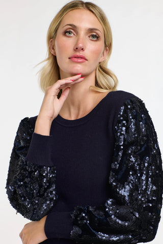 365 Days - Date Night Top-Navy