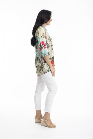 Orientique - Digital Collared Shirt - Vintage