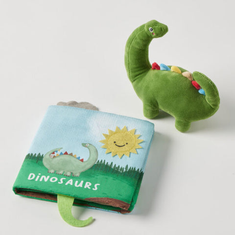 Pilbeam - Jiggle & Giggle - Dinosaur Activity Fabric Book & Toy Set