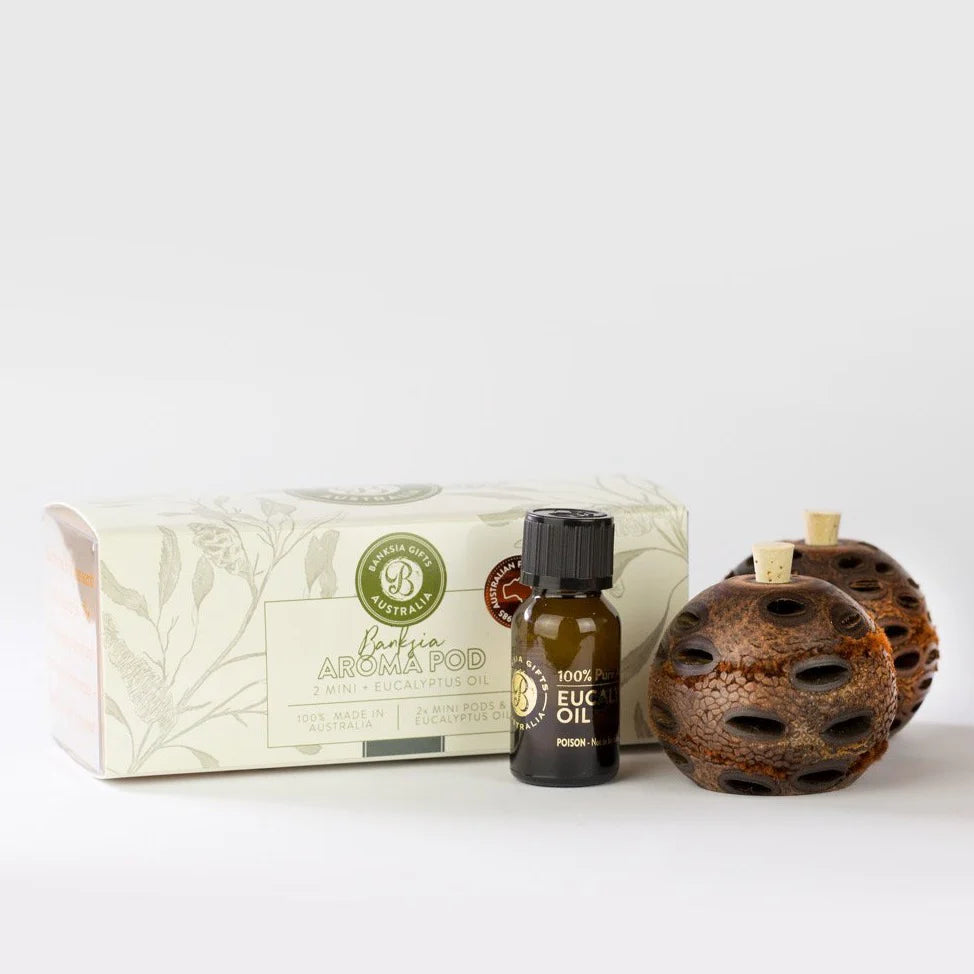 Banksia Gifts - Double Mini Aroma Pod Gift Set - Eucalyptus
