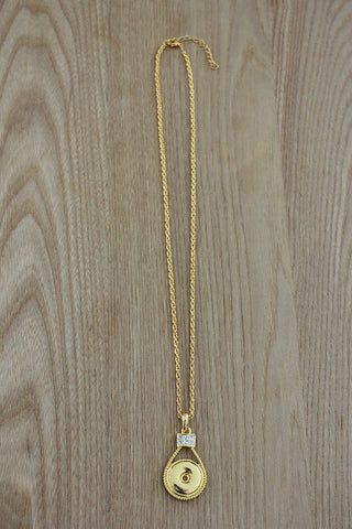 Baobab - Interchangeable Drop Necklace Gold
