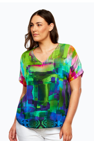 Claire Powell - Modal V Neck Top-Dynamic