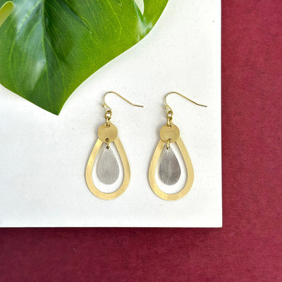 WorldFinds - Radiant Charmed Teardrop Earrings