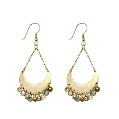 WorldFinds - Charmed Crescent Earrings