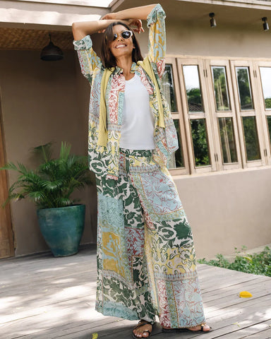 LD+Co - Easy Flow Pant - Mosaic