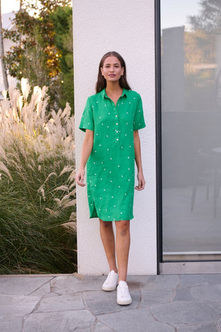 enveloppe - Linen Shirt Dress-Envie