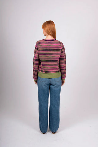 Bridge & Lord - Fairisle Pullover-Wasabi Combo