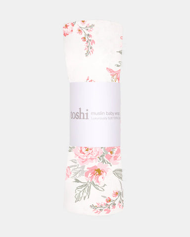 Toshi - Classic Muslin Wrap - Felicia Blossom