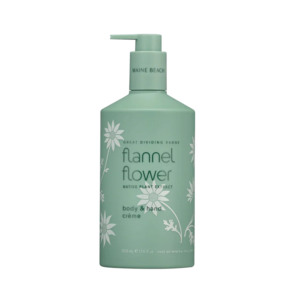 Maine Beach - Flannel Flower Body & Hand Crème 500ml Pump
