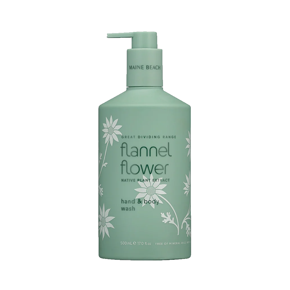 Maine Beach - Flannel Flower Body & Hand Wash 500ml Pump