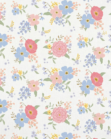 Toshi - Flap Cap - Arcadia Field Flowers - White
