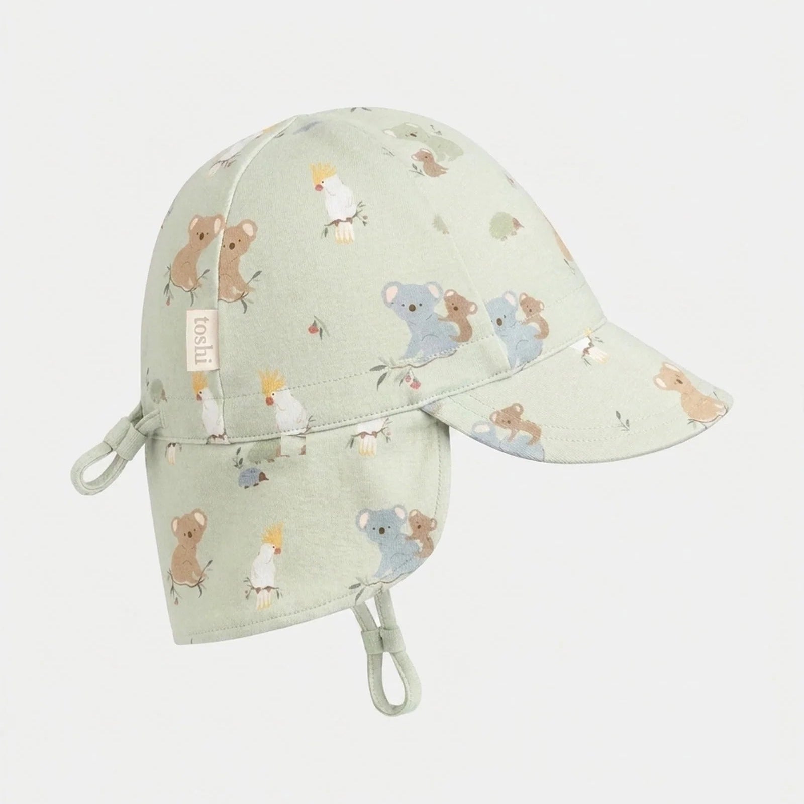 Toshi - Flap Cap - Arcadia Gumnut Babies Eucalypt