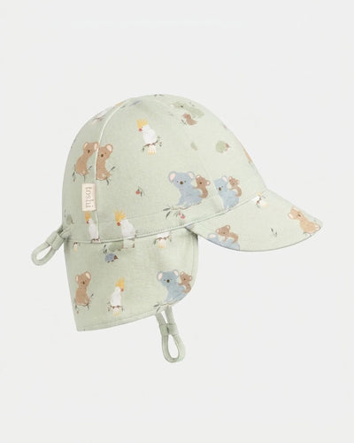 Toshi - Flap Cap - Arcadia Gumnut Babies Eucalypt