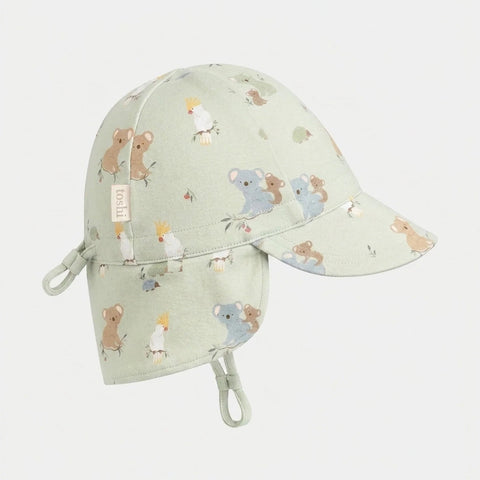Toshi - Flap Cap - Arcadia Gumnut Babies Eucalypt