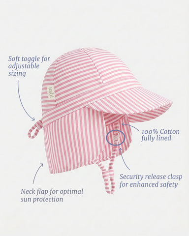 Toshi - Flap Cap - Mini Blossom