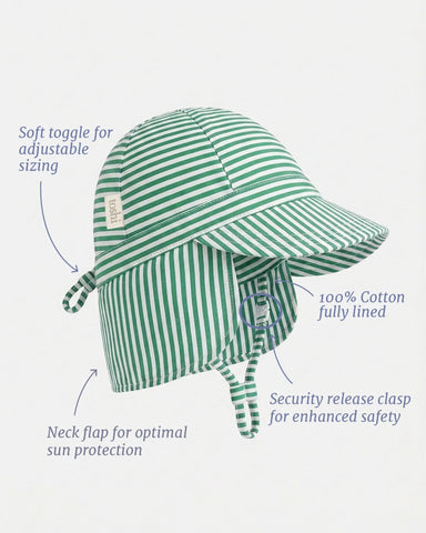 Toshi - Flap Cap - Mini Pistachio