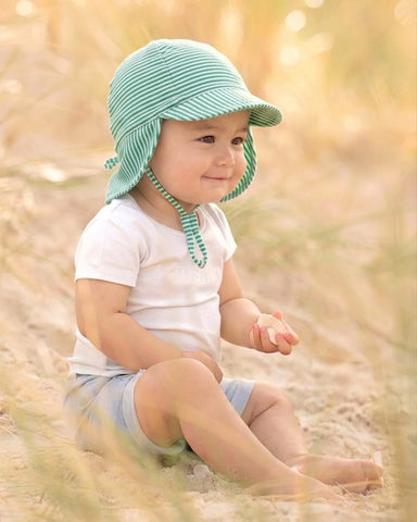 Toshi - Flap Cap - Mini Pistachio