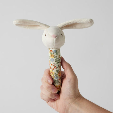 Pilbeam Living - Jiggle & Giggle - Floral Bunny Rattle